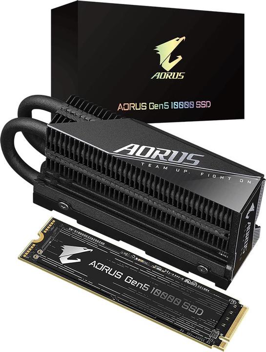 Image du produit Gigabyte AORUS Gen5 10000 (2000 Go, M.2 2280)