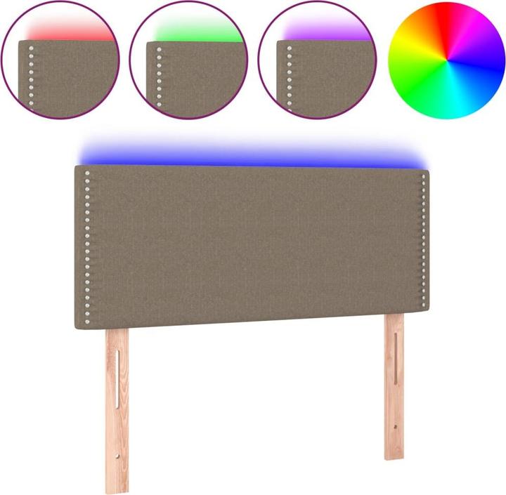 Actual product image vidaXL LED Kopfteil (90 x 5 x 88 cm)