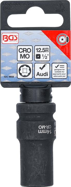 Produktbild BGS Spezial-Steckschlüssel-Einsatz | für Audi Festbremssättel (Hinterradbremse, Bremsset)