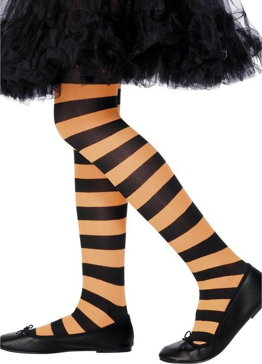 Image du produit Smiffys Collants noir/orange Kin (Taille unique)