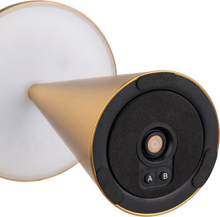 Actual product image APS Cone Tischleuchte D13cm H18cm gold