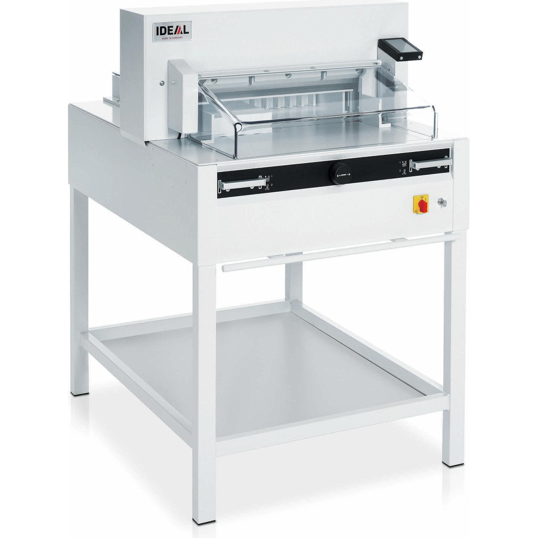 Ideal Stapelschneider 5255 (800 Blätter), Schneidemaschine, Grau