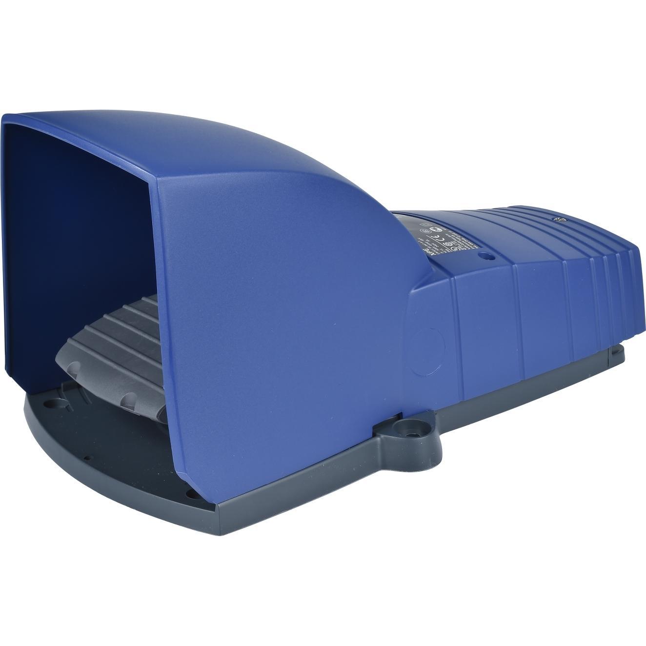 Schneider Electric Fussschalter 2Ö+2S blau zweistufig, Taster + Schalter, Blau