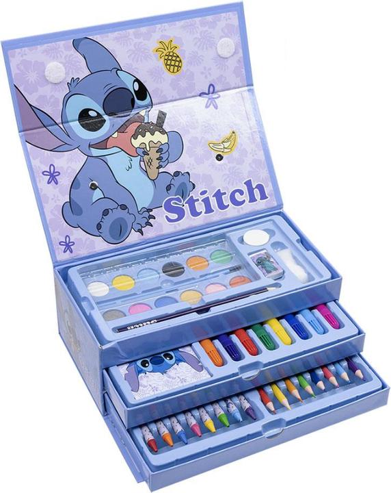 Image du produit Dick Smith Mallette de coloriage Lilo & Stitch avec tiroir - Disney