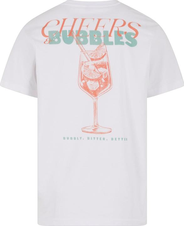 Actual product image Mister Tee MisterTee Cheers Bubbles Tee - 192189 (XS)