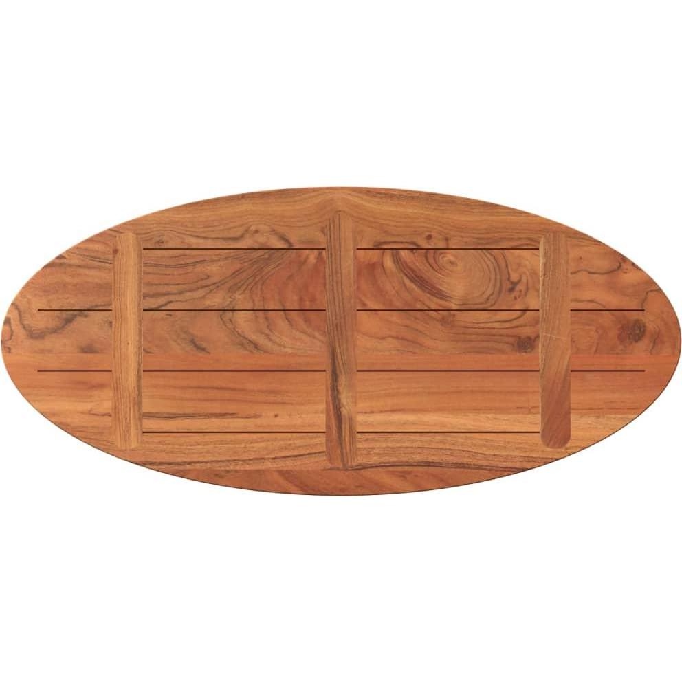 VidaXL, Tischplatte, Tischplatte Holzplatte Massivholzplatte 100x40x3,8cm Oval Akazienholz
