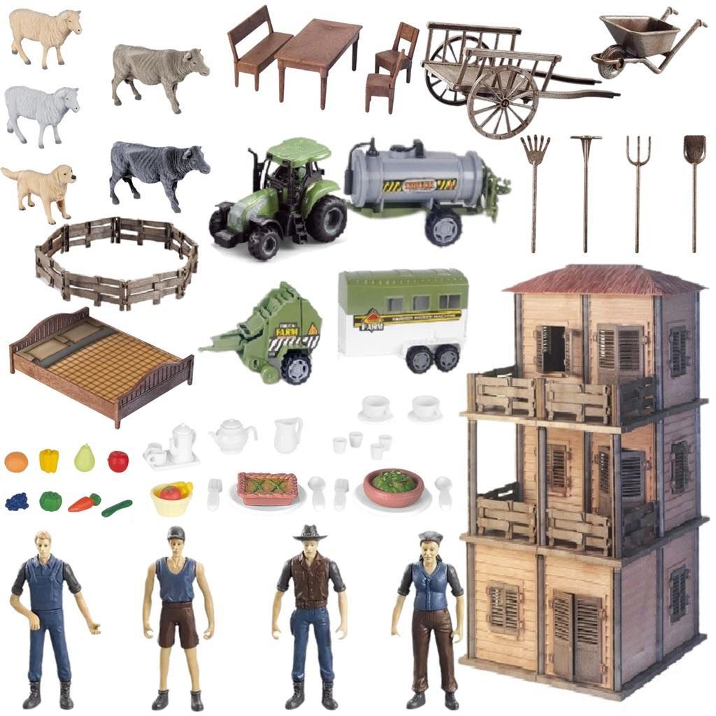 No Name DIY Bauernhaus Set mit Bauern (48985179)