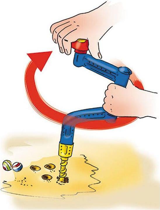 Actual product image Spielstabil Sand drill combi