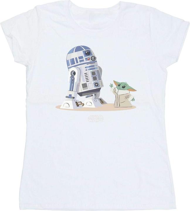 Image du produit Star Wars - T-shirt THE MANDALORIAN R2D2 AND GROGU - Femme (XL)