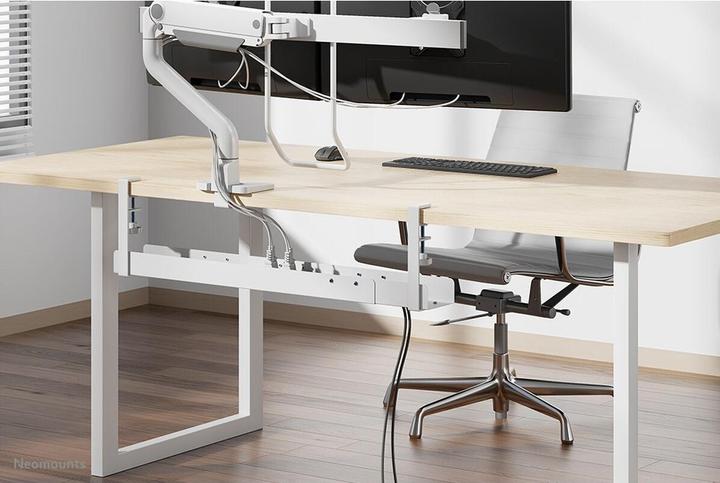 Produktbild Neomounts Kabelaufbewahrung -5kg Klemme/universal/120cm/weiss