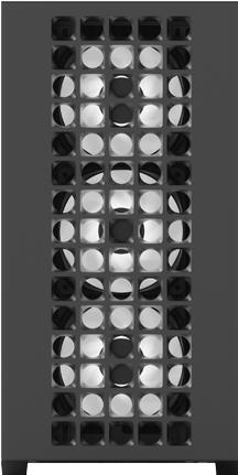 Actual product image AeroCool Geh Mini D302A-G-BK-V1 (B/Mesh/Micro-ATX) (mATX)