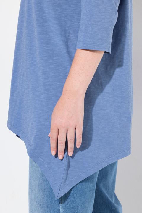 Produktbild Ulla Popken Shirt, 3D-Blüten, Rundhals, 3/4-Arm (46, 48)