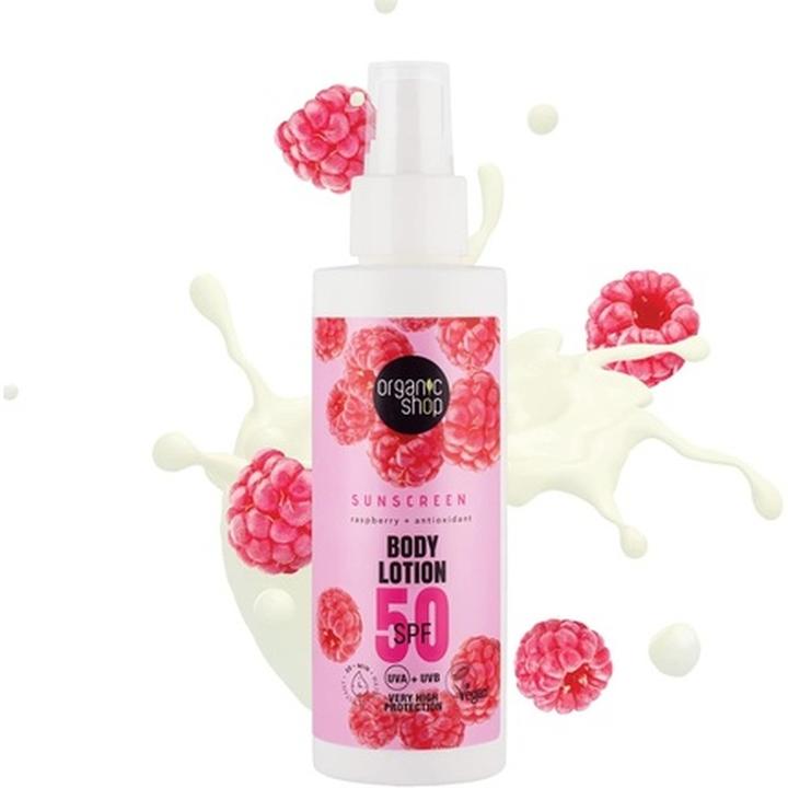 Actual product image Organic Shop Sunscreen Body Lotion 50 SPF 150ml (Sun lotion, SPF 50, 50 ml)