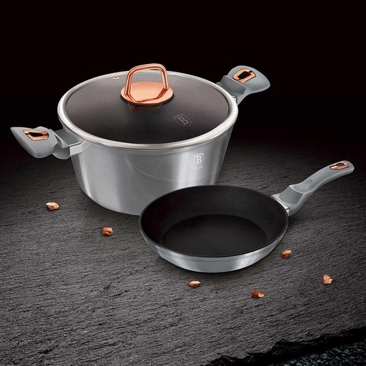 Productafbeelding BerlingerHaus BH-7044 17-DELIGE PANNENSET (Koekenpan, Steelpan, 20 x 4.50 cm)