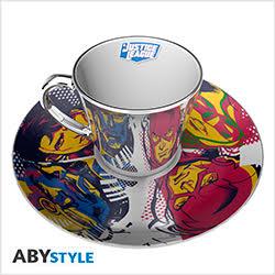 Immagine prodotto ABYstyle Set di piatti e tazze a specchio da collezione della DC Comics Justic League (1x)