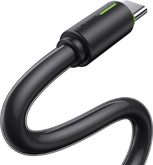 Produktbild Usams Kabel USB-C/USB-C 1m SJ734 czarny/black YU Series SJ734USB01 (US-SJ734) (1 m, 60 W)
