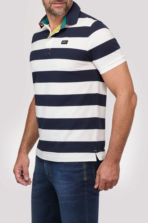 Produktbild TBS Streifenpoloshirt (L)