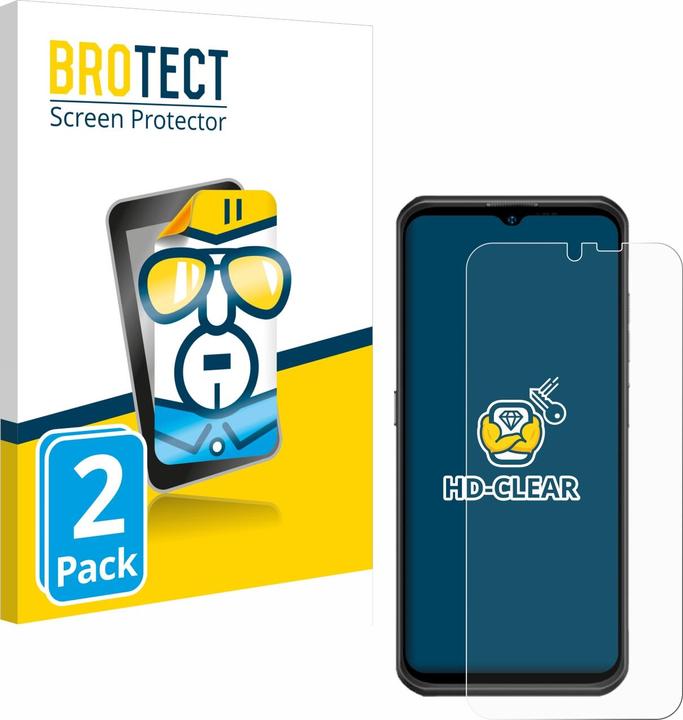 Actual product image BROTECT Screen Protector Clear (2 Piece, Ulefone Armor 17 Pro)