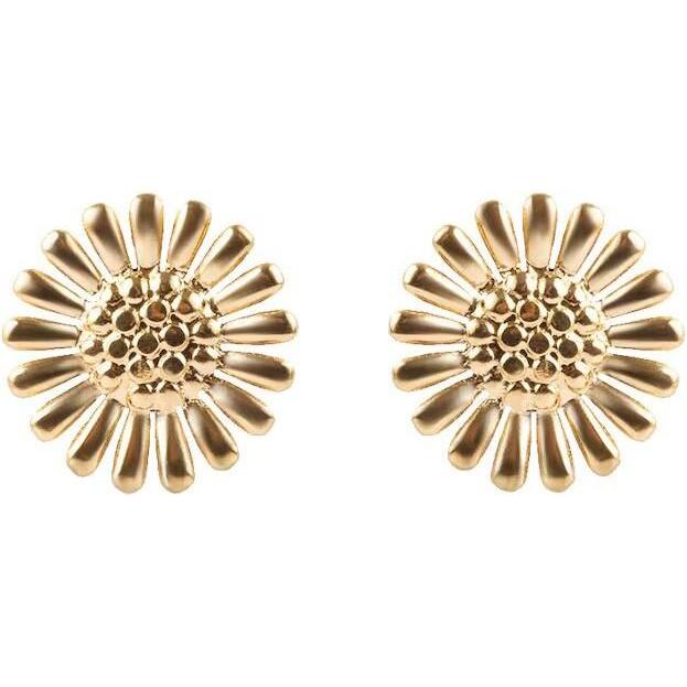 Emily Westwood, Orecchini, - Flower gold-plated earrings Lorania Gold EWE250291G