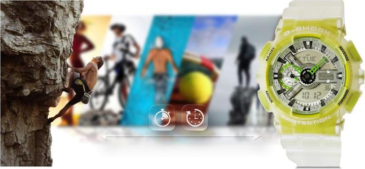 Produktbild G-Shock GA-110LS-7AER (Analoguhr, Digitaluhr, 55 mm)