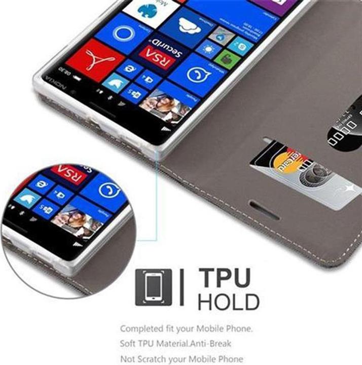 Actual product image Cadorabo Book Jeans Optics Cover (Nokia Lumia 830)