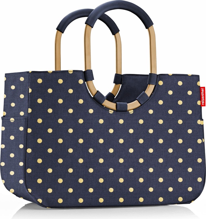 Image du produit reisenthel loopshopper L frame metallic dots blue