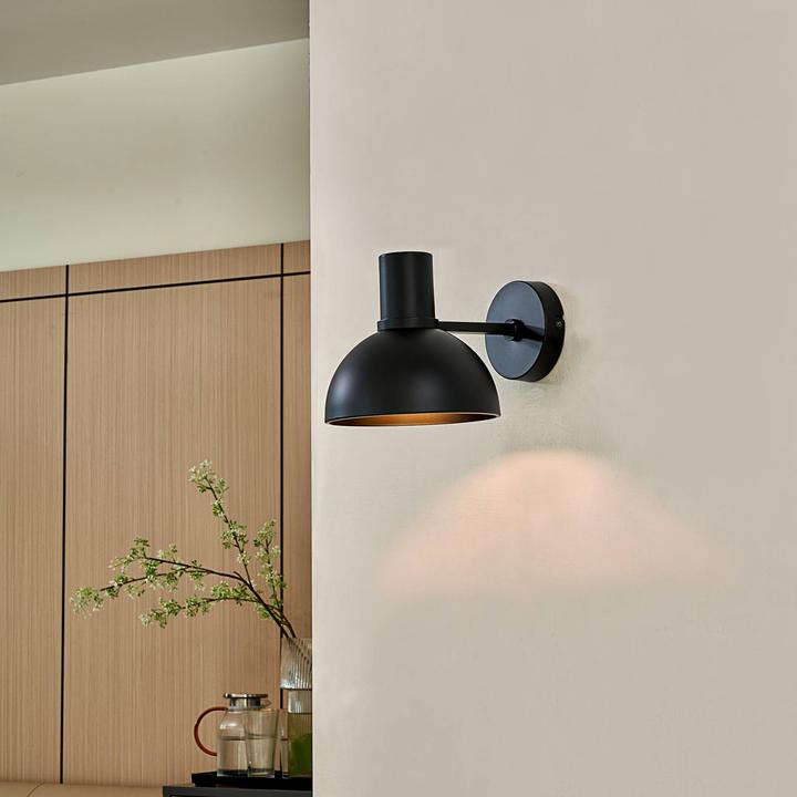 Immagine prodotto Lucande Lampada da parete Mostrid in ferro nero (E27)