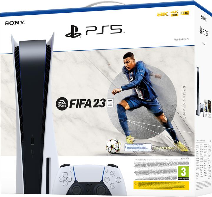 Produktbild Sony Playstation 5 + EA SPORTS FIFA 23 Bundle