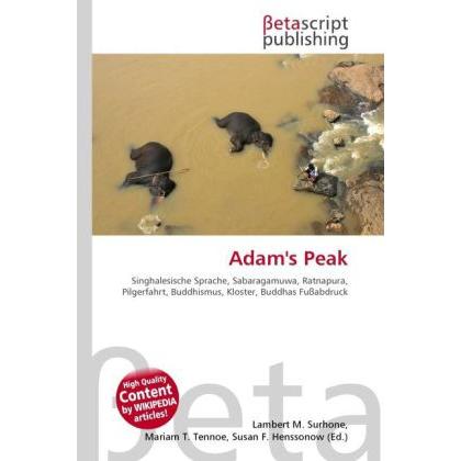 Adam's Peak, Sachbücher