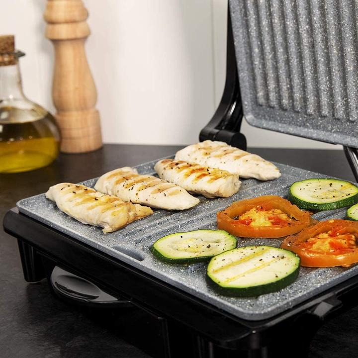 Actual product image Cecotec Electric grill, RockStone stone cladding