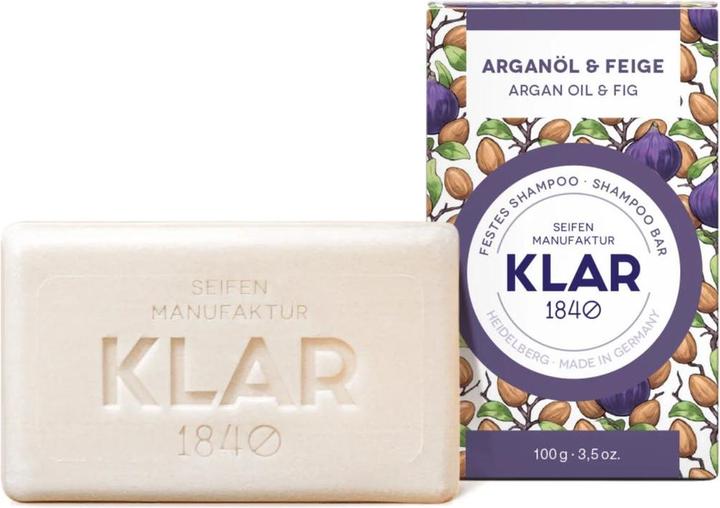 Actual product image Klar Argan oil & fig (Solid shampoo, 100 g)