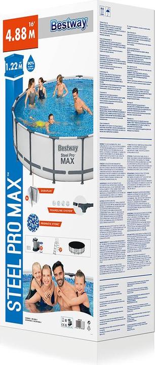 Produktbild Bestway Steel Pro Max (488 x 488 x 122 cm)