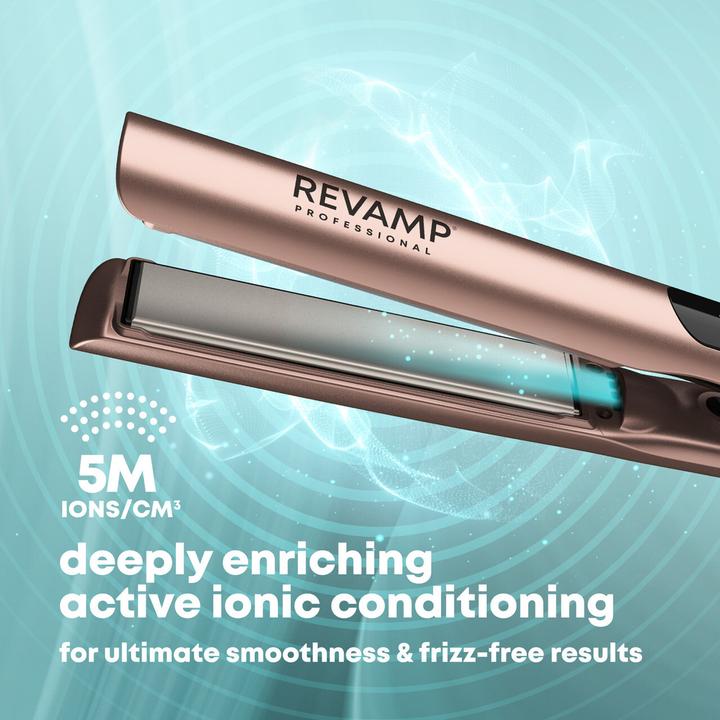 Immagine prodotto Revamp ST-1900GD-EU Dynamic Straight & Style Ceramic Hair Straightener (Piastra per capelli)