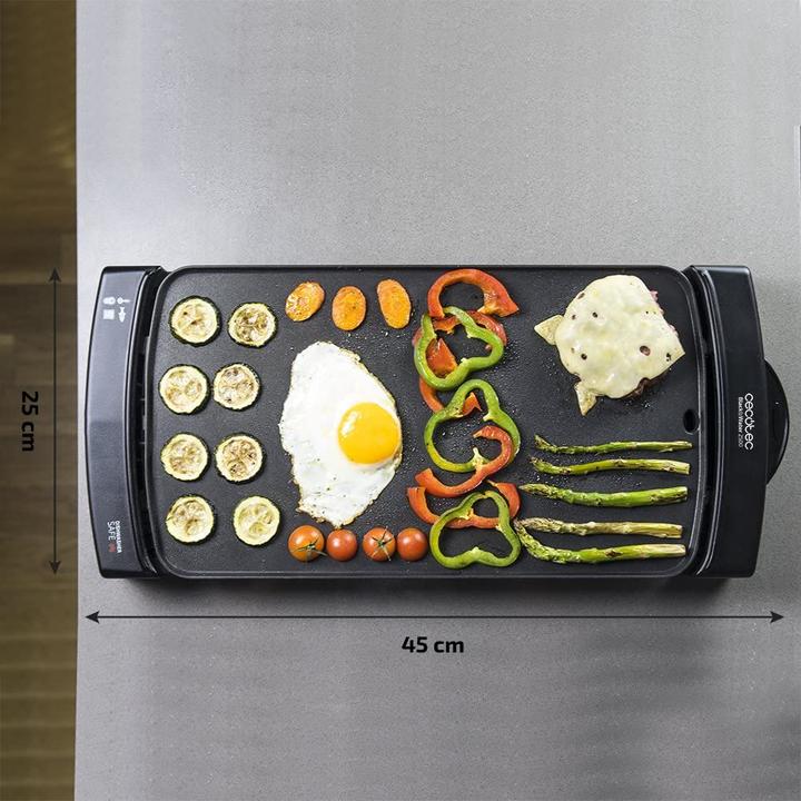 Actual product image Cecotec Electric griddle, Daikin coating