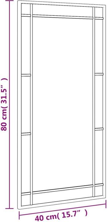 Produktbild vidaXL Wandspiegel (40 x 80 cm)