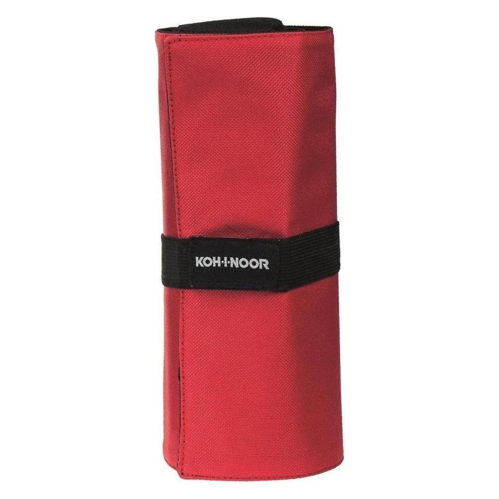 Koh-i-Noor Koh and Noor Case in Rot auf 24-Pint-Buntstiften. (DJTG-24)