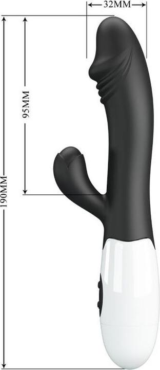 Actual product image Pretty Love Snappy G-Spot Vibrator Black