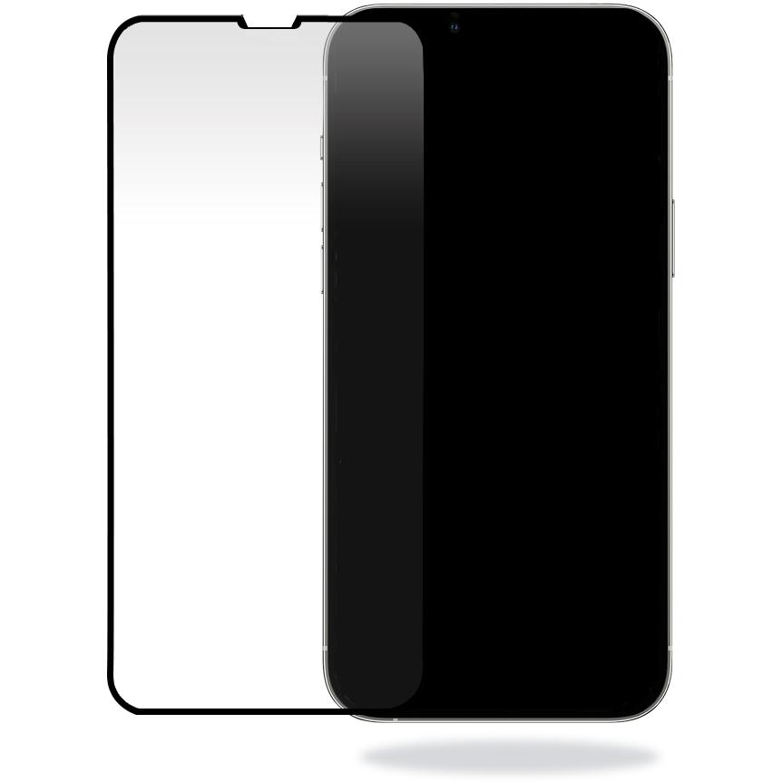 Mobilize Rand-zu-Rand-Glas (1 Stück, Apple iPhone 13 Pro Max), Smartphone Schutzfolie, Schwarz