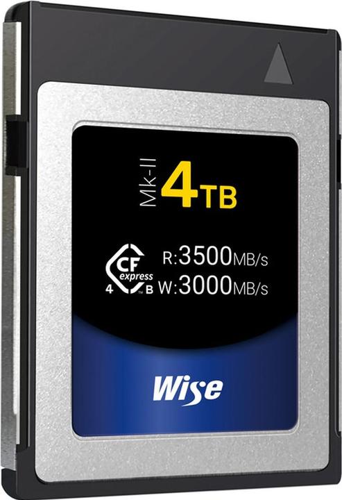 Actual product image Wise CFexpress 4.0 Type B Mk-II 4TB WI-CFX4-B4096M2 (4000 GB, CFexpress type B)
