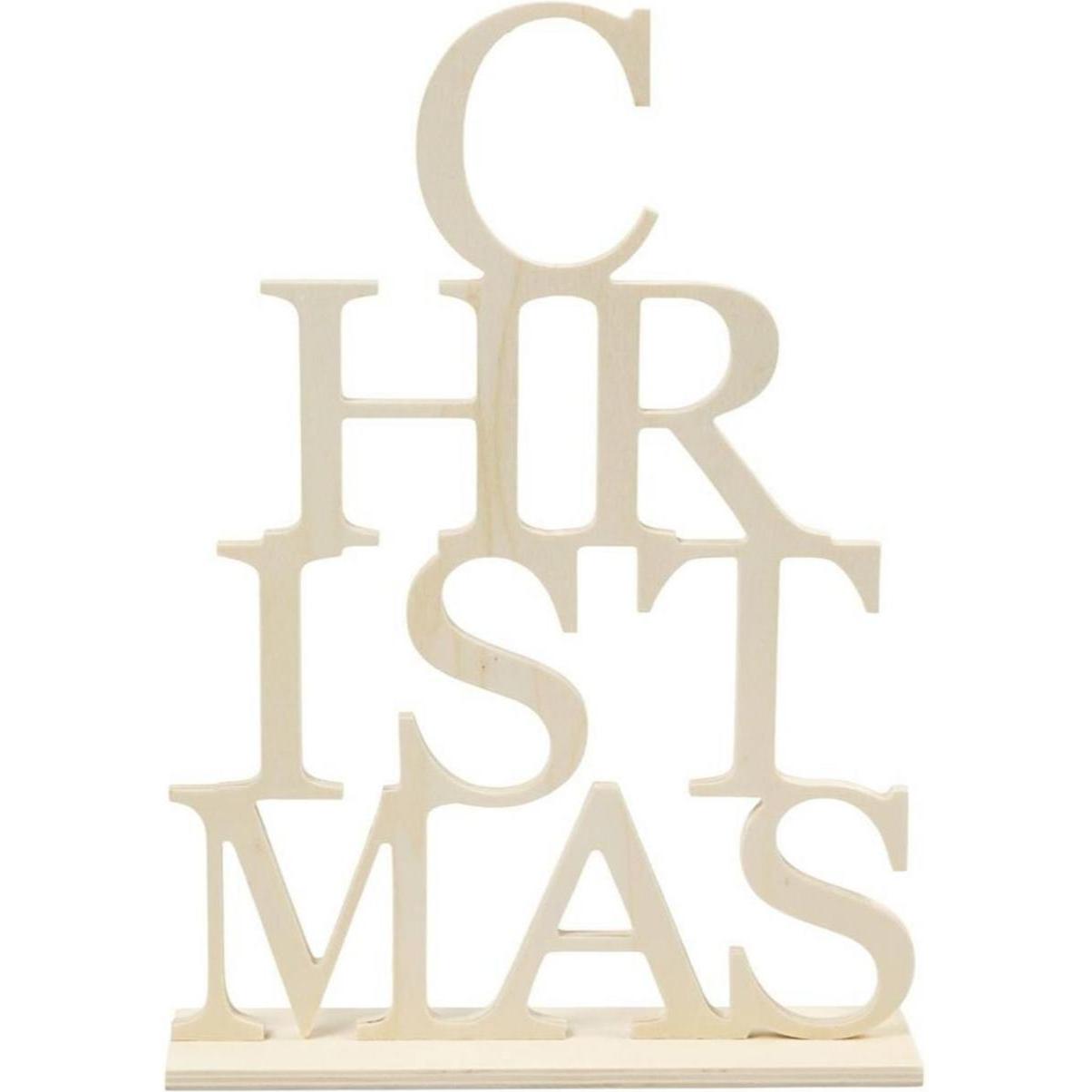 Creativ Company, Decorazione Natalizia, Stand Per Decorazioni Natalizie In Legno, 29 X 21 Cm