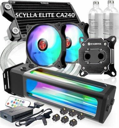Actual product image Raijintek SCYLLA PRO CA240 ARGB water cooling kit