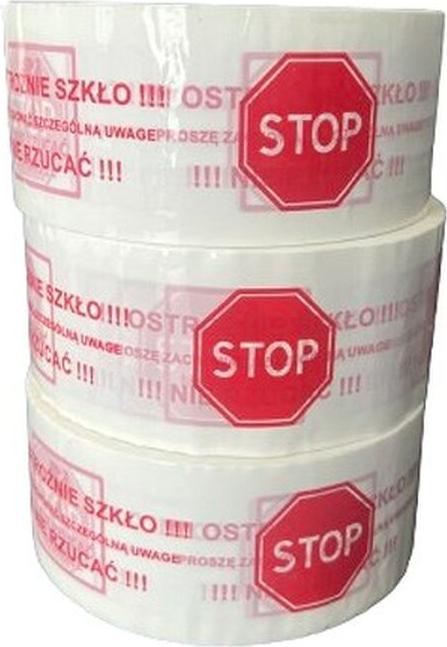 Immagine prodotto Bestpak Nastro adesivo BSTech con stampa 48x100m "Attenti al vetro" 6 pz. (48 mm)