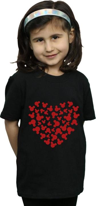 Produktbild Disney Mickey Mouse Heart Silhouette TShirt Mädchen (152, 158)