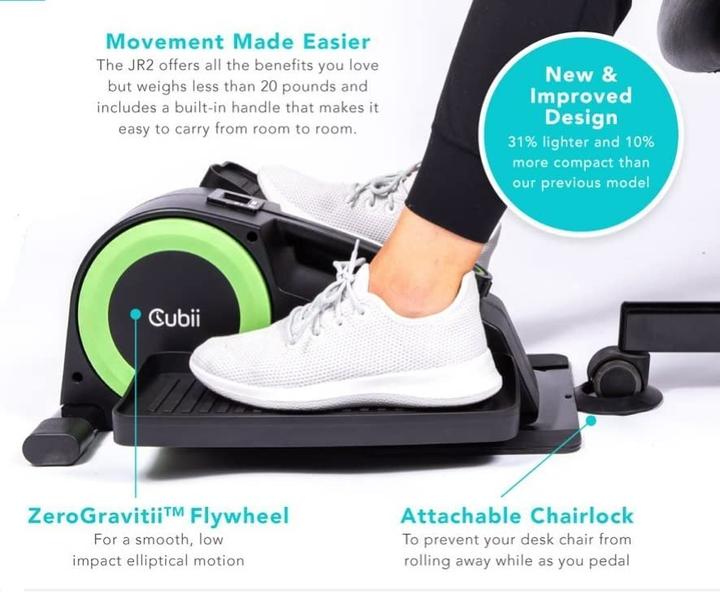 Actual product image Cubii JR2 Underbench Elliptical Trainer