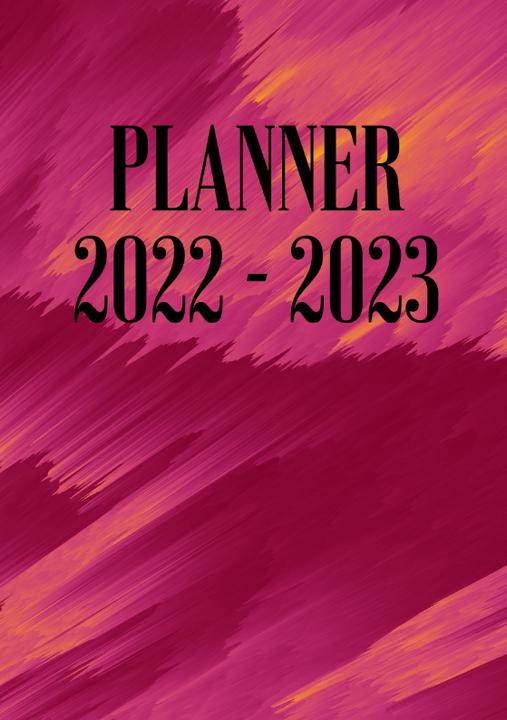 Produktbild Terminplaner Jahreskalender 2022 - 2023, Terminkalender DIN A5, Taschenbuch und Hardcover (A5)