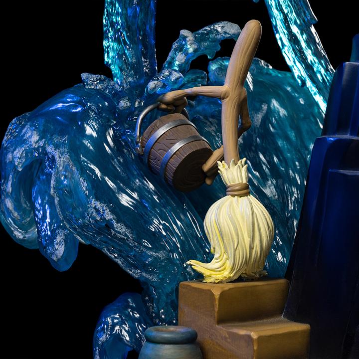 Actual product image Iron Studios Disney statuette 1/10 Art Scale Mickey Fantasia Regular 25 cm