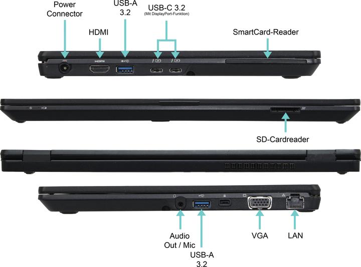 Produktbild Ankermann Lifebook U7311 (8 GB, 13.30", 1000 GB, DE, A / Wie neu)