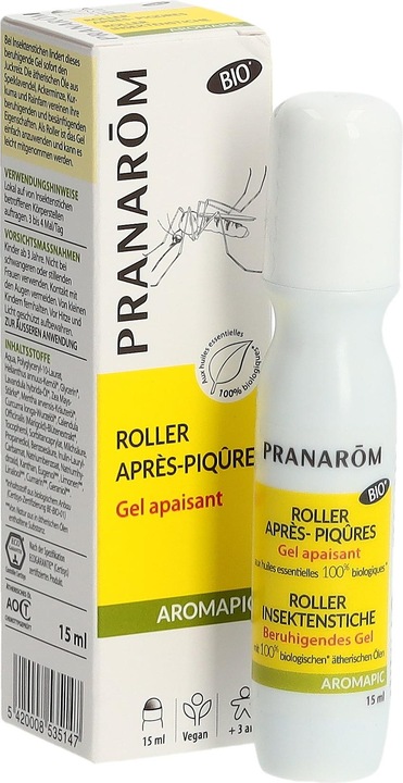 Actual product image Pranarom AROMAPIC - Roll-on after insect bite organic (15 ml)