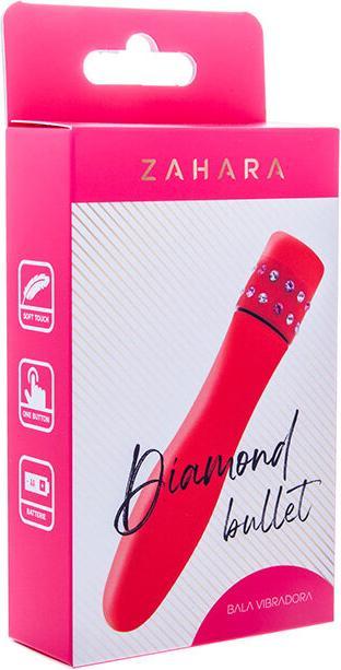 Actual product image Zahara Diamond Vibrator Red