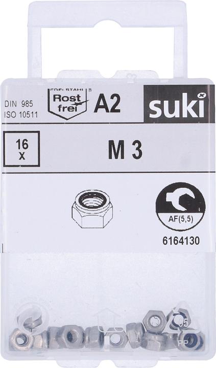 Immagine prodotto Suki Dado autobloccante M3 (M3)